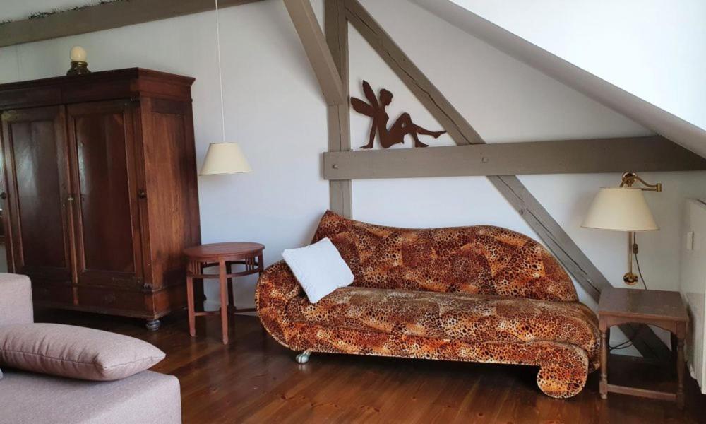 Loggiahaus Am Schloss, 5 Ferienwohnungen, Teils Mit Schloss- Und Seeblick ラインスベルク エクステリア 写真